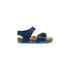 Sandali blu con suola multicolore Weep & Smile, Scarpe Bambini, SKU k284000048, Immagine 0